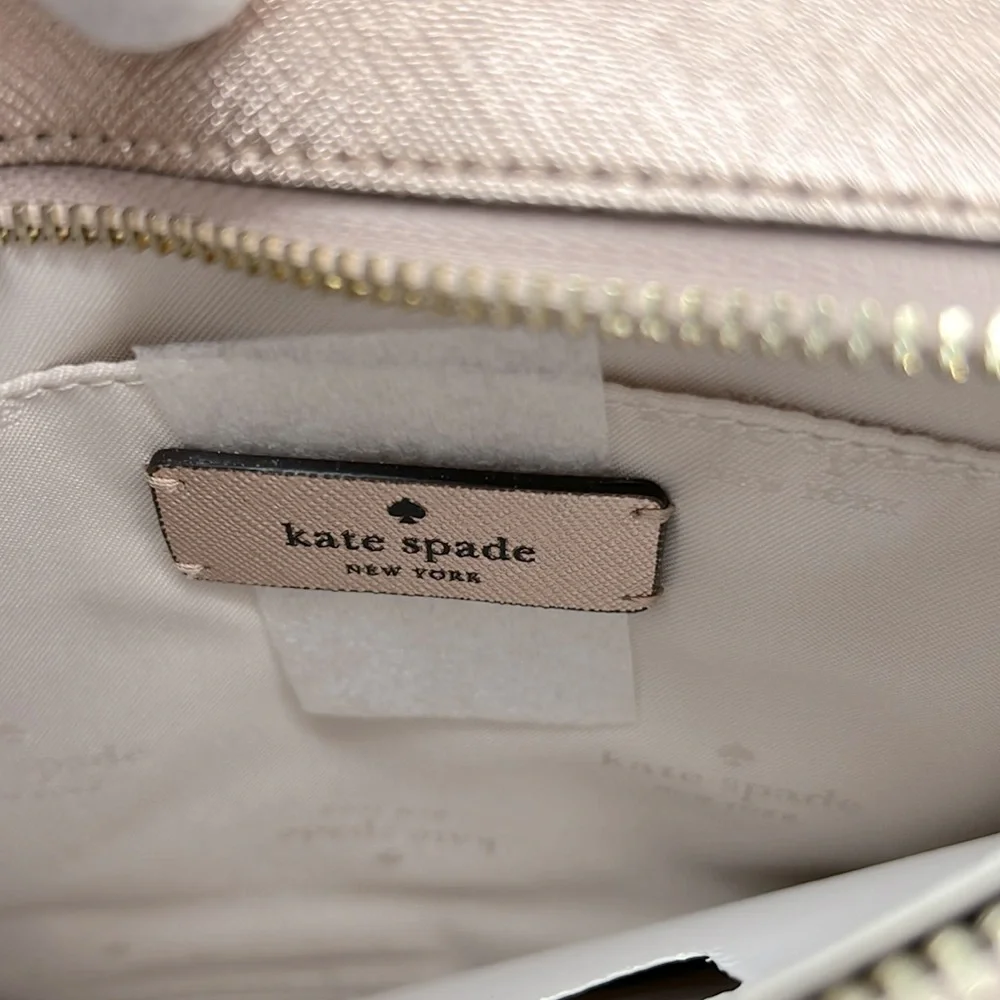 Kate Spade Kenzie Limited Edition Metallic Small Tote Rose Gold